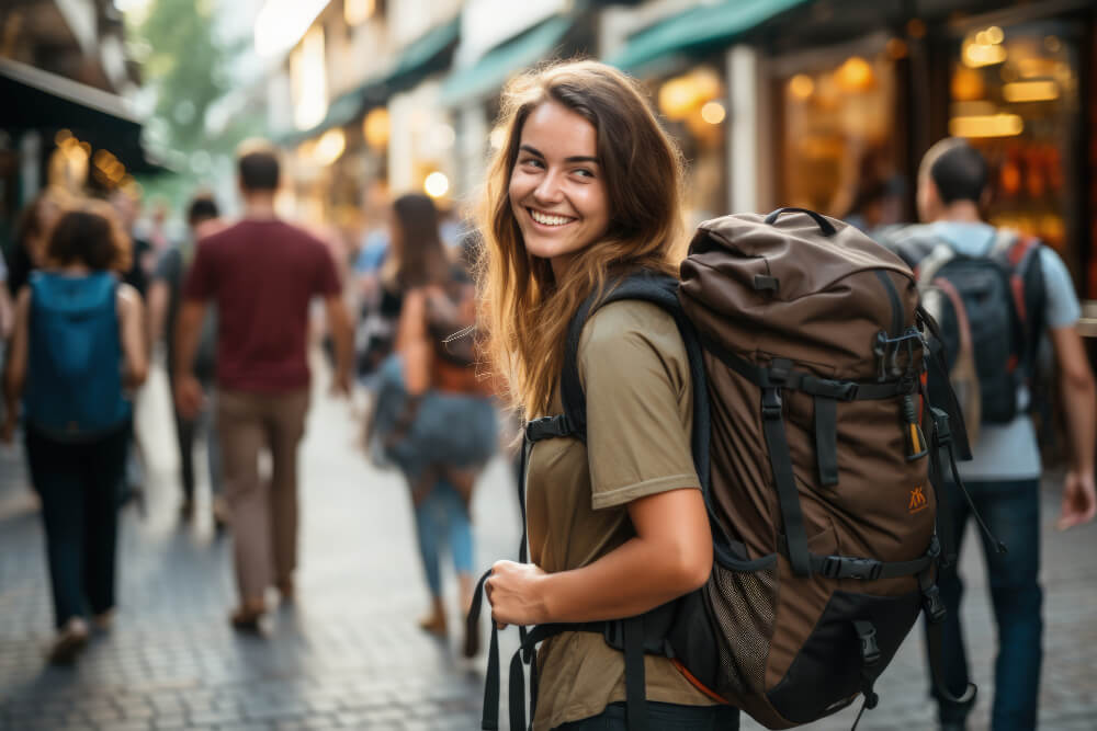 mochila de viaje